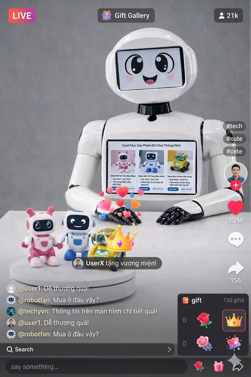 Lập trình AI trò chuyện tự nhiên của Robot hình người V2