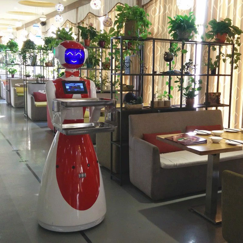 Robot phục vụ Lele cho nhà hàng, quán ăn, khách sạn