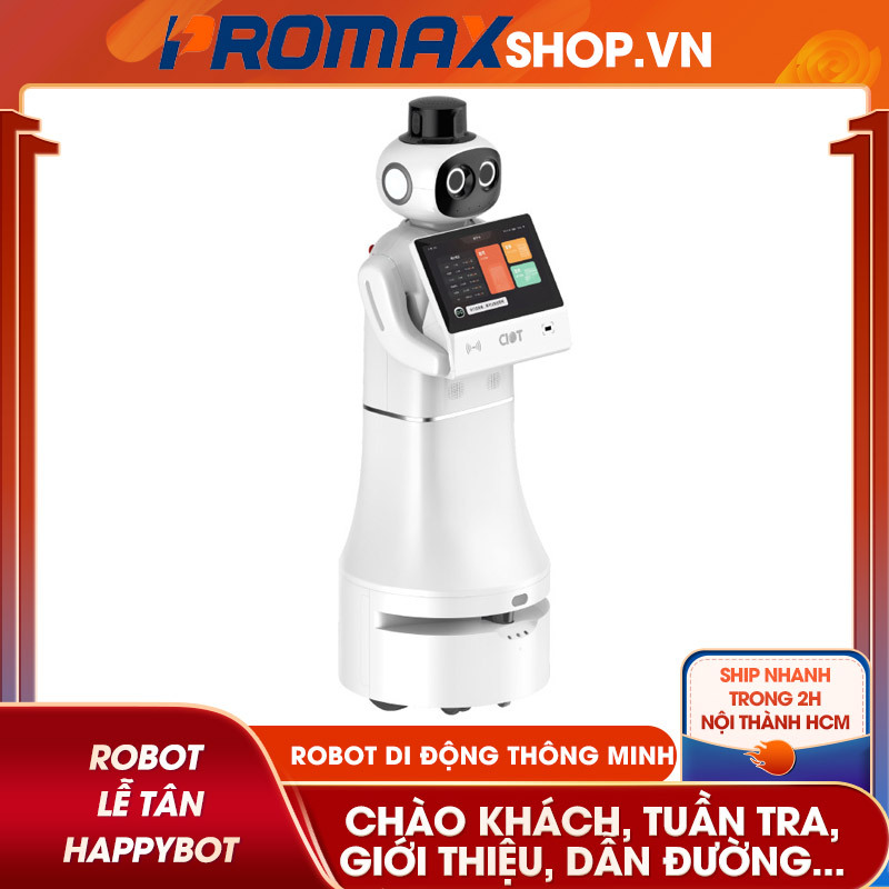 Robot phục vụ lễ tân HappyBot