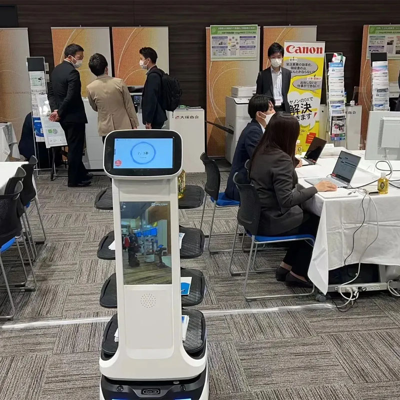 autoxing-mars-4 Robot phục vụ nhà hàng giao hàng thông minh Autoxing Mars