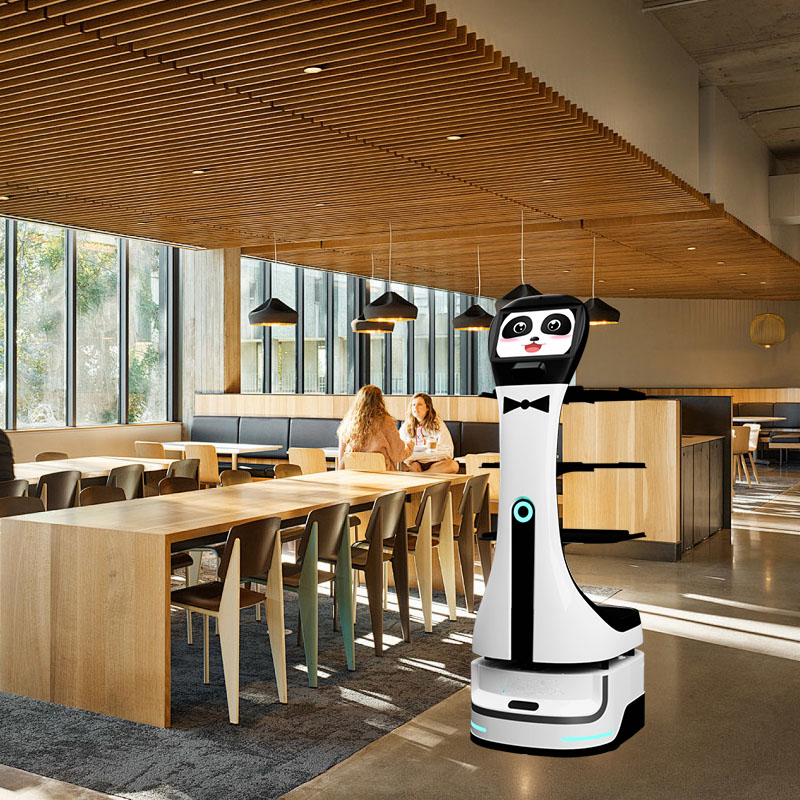 robot-panda-9 Robot phục vụ tích hợp AI giao tiếp thông minh Panda Bot